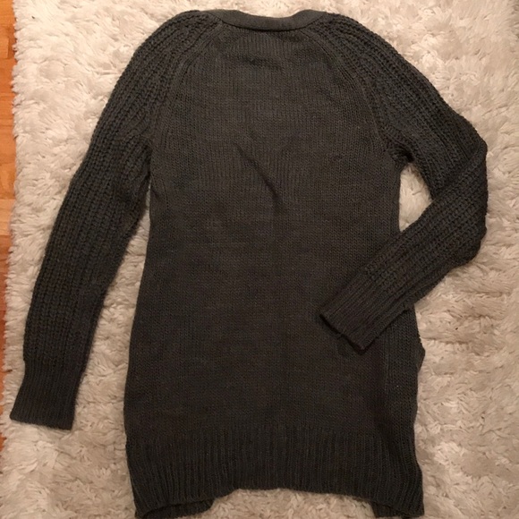 🌪Long gray cardigan sweater🌪 - Picture 8 of 8